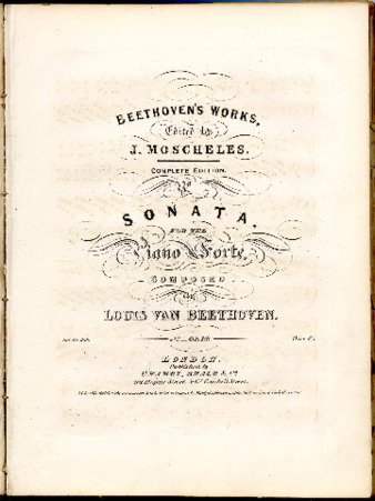 Sonata for the piano forte, : No. [2] op. 14 / composed by Louis van Beethoven thumbnail