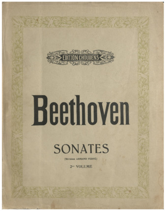 Piano Sonatas. Paris: Choudens [Newman113] thumbnail