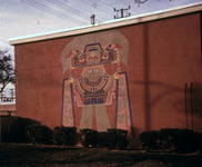 Chicano/a Mural with Aztec Iconography in Estrada Courts thumbnail
