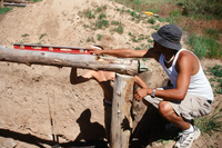 Gallegos farm, Root cellar construction 144 thumbnail