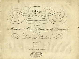 Piano Sonata no. 23 in F minor, op. 57 (Simrock) thumbnail
