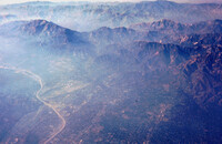 Aerial photograph of San Gabriel Valley smog thumbnail