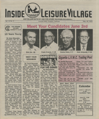 Inside Leisure Village Vol. 15 No. 3 thumbnail