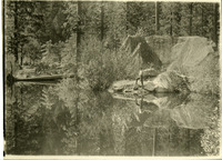 Mirror Lake, man standing thumbnail