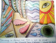 Dennielle Dolly Patterson COVID-19 Bullet Journal Drawing thumbnail