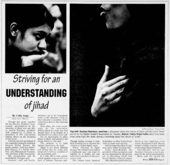 Striving for an Understanding of Jihad thumbnail