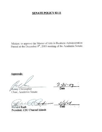SP 03-11 Master of Arts in Business Administration thumbnail