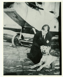 Amelia Earhart with Neta Snook's dog, circa 1921 thumbnail