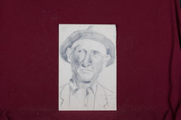 Portrait of Man in Hat, Frontal View thumbnail