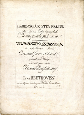 Selections from vocal works published by Schott thumbnail