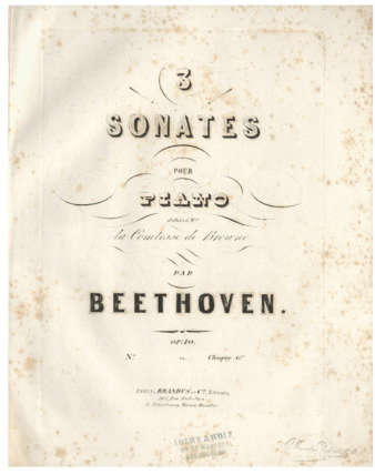Piano Sonata no. 5 in C minor, op. 10, no. 1, published by Brandus. thumbnail