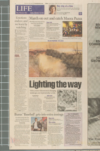 Lighting the Way Fresno Bee Newspaper thumbnail