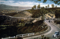 Penny Postcard Image of Southern Portion of the Old Ridge Route thumbnail