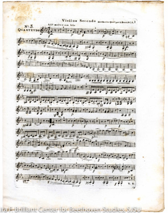 Piano Sonata no. 5 in C minor, op. 10, no. 1, arranged for string quartet (Schott) thumbnail