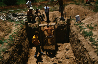 Gallegos farm, Root cellar construction 001 thumbnail