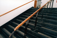 Hand rails leading to the old library. thumbnail