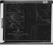 Post Route Map of the states of California and Nevada thumbnail