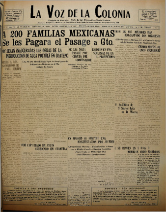 La Voz de la Colonia 10 Febrero 1927 thumbnail
