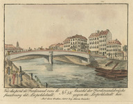 View of Ferdinand's Bridge across from the Leopoldstadt thumbnail