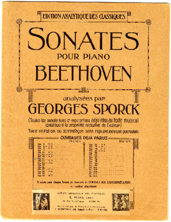 Sonate, op. 10 no. 3 / L. van Beethoven ; analysées par Georges Sporck thumbnail