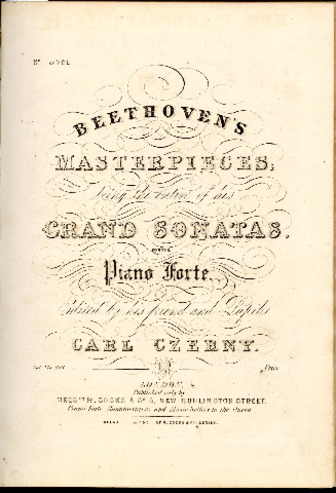 Sonate pastorale, dediée à Mons: Noble de Sonnenfels ; composee par L. van Beethoven, op. 28 thumbnail