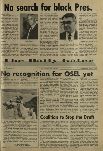 The Daily Gater 17 April 1968 thumbnail