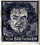 Drawing of Beethoven's face by Belsky thumbnail