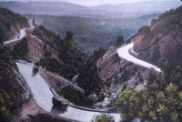 Horseshoe Bend on the Ridge Route in California thumbnail