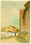 Spanish Walls, watercolor on paper, 1943 thumbnail