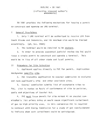 Outline – SB 1081 (reflecting proposed author's amendments) thumbnail