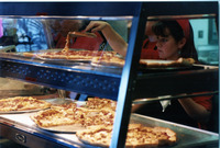 [Students Serving at Backstage Pizza] thumbnail