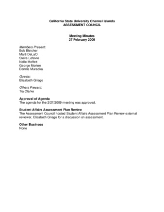 2009_02_27 Assessment Council Minutes thumbnail
