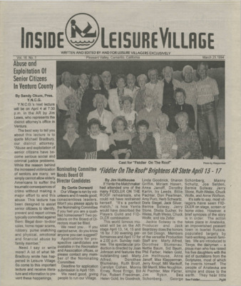 Inside Leisure Village Vol. 16 No. 1 thumbnail