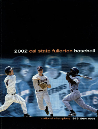 2002 Baseball Program thumbnail