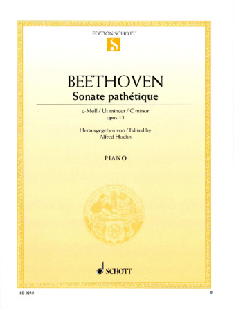 Piano sonata no. 8 in C minor, op. 13, edited by Hoehn thumbnail