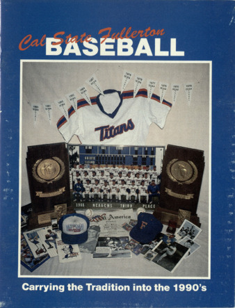 1990 Baseball Program thumbnail