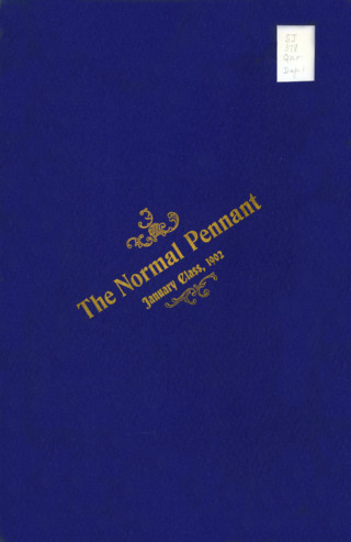 San Jose State Normal School Pennant 1902-01 (January 1902) thumbnail