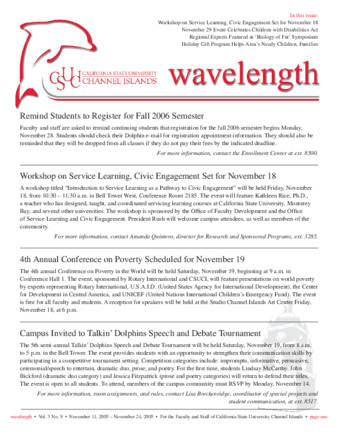 CSUCI Wavelength 2005_11_11-24 thumbnail
