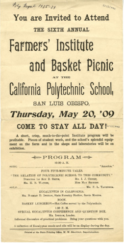 Farmers' Institute and Basket Picnic thumbnail