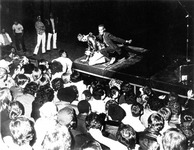 Grace Jones performing on stage. thumbnail