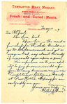 Letter to R.E. Jack from Wood thumbnail