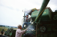 Kaber farm, Threshing oats and baling hay 030 thumbnail
