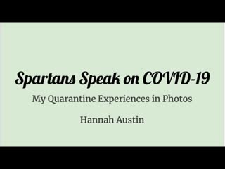 Hannah Austin Quarantine Experience Images thumbnail