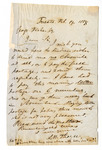 Autograph letter signed from Alexander Wheelock Thayer to George Fisher thumbnail