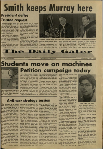 The Daily Gater 2 October 1968 thumbnail