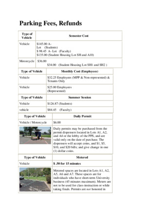 Parking Fees, Refunds (website) thumbnail