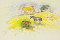 01 Colorful Horses, Santa Ynez thumbnail