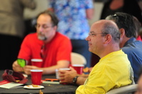 Faculty Enjoying the 2014 Faculty Accomplishment Celebration thumbnail