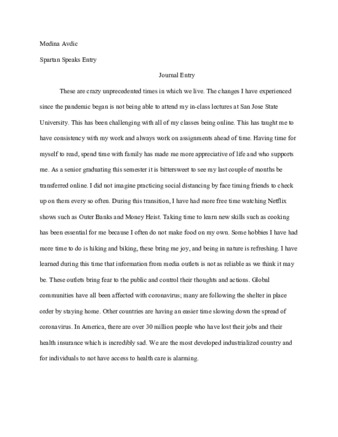 Medina Avdic COVID-19 Narrative thumbnail