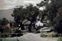 Penny Postcard of the Arnaz Adobe Ranch House thumbnail